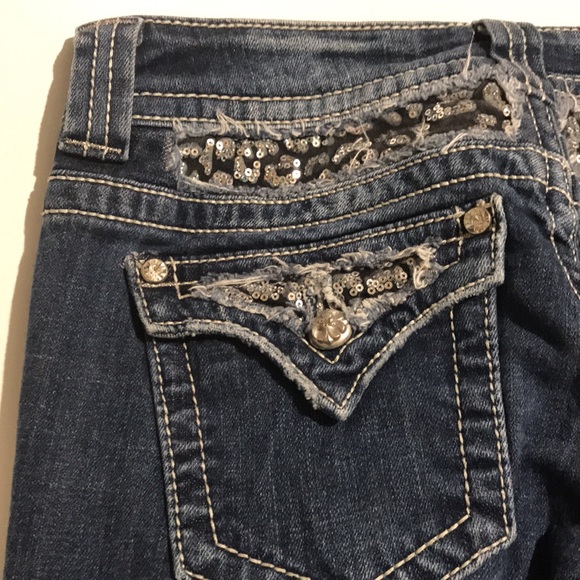 MISS ME Jeans Boot Cut Size 28 - Picture 10 of 14